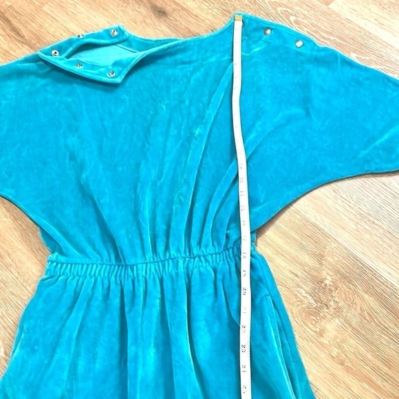 VTG I. Magnin, Truly a Piece 70βs Americana,Softest Velour,Jumpsuit,EUC,Size S - Picture 14 of 15